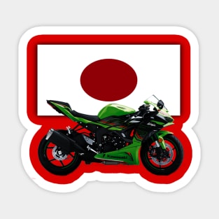 Japanese Ninja Kawasaki Motorcycle Sticker